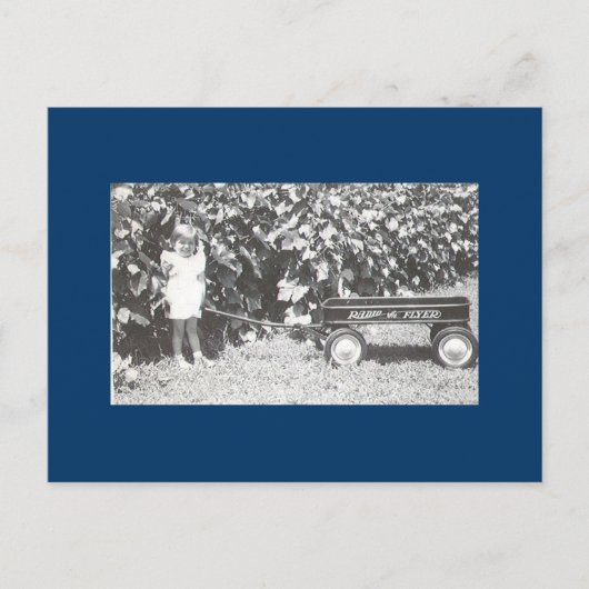 Little Red Wagon Postkarte (Vorderseite)