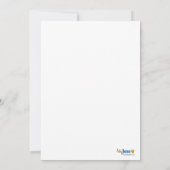 Little Red Wagon Teddy Bären Foto Einladung (Rückseite)