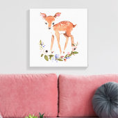 Little Reh Leinwand (Insitu (Wohnzimmer))