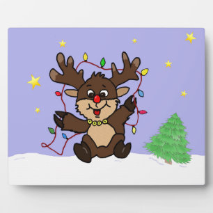Little Reindeer Fotoplatte