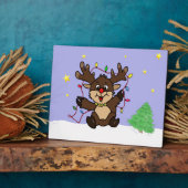 Little Reindeer Fotoplatte (Seite)