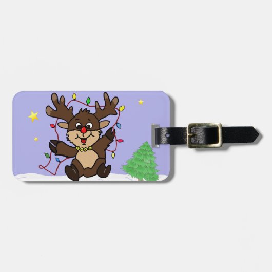 Little Reindeer Gepäckanhänger (Vorderseite horizontal)