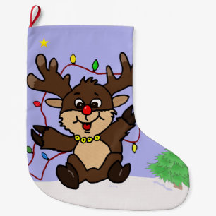 Little Reindeer Großer Weihnachtsstrumpf