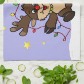 Little Reindeer Küchentuch (Gefaltet)