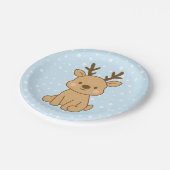 Little Reindeer Pappteller (Schrägansicht)