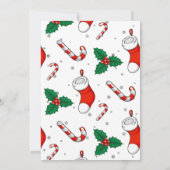 Little Reindeer Weihnachtsfeiertag Geburtstag Einladung (Rückseite)