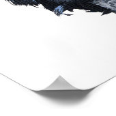 Little Resting Scottie Angel Poster (Ecke)