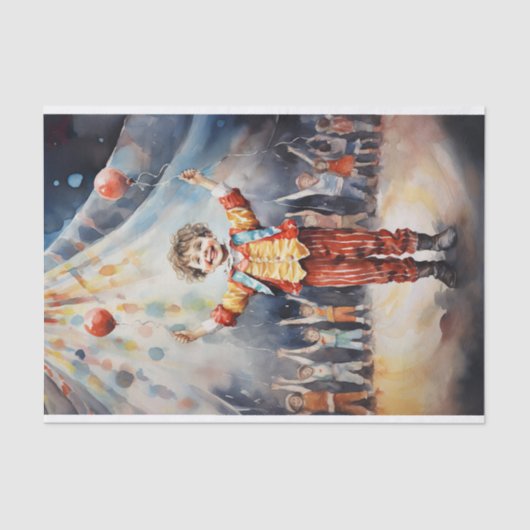 Little Ringmaster 1 Decoupage Paper Seidenpapier (Vorderseite)