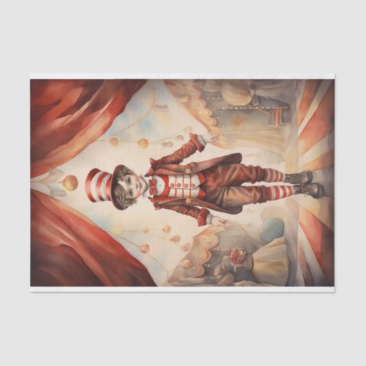 Little Ringmaster 6 Decoupage Paper Seidenpapier (Vorderseite)