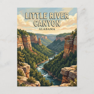 Little River Canyon Alabama Postkarte