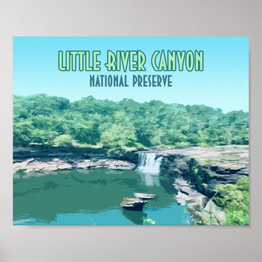 Little River Canyon National Preserve Alabama Poster (Vorne)