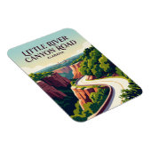 Little River Canyon Road Alabama Magnet (Rechte Seite)