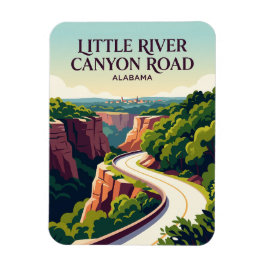 Little River Canyon Road Alabama Magnet