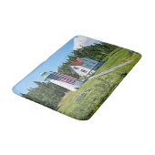 Little River Lighthouse, Cutler Maine Bath Mat Badematte (Schrägansicht)