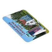 Little River Lighthouse, Cutler Maine Foto Magnet (Rechte Seite)