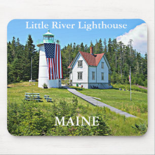 Little River Lighthouse, Maine Mousepad