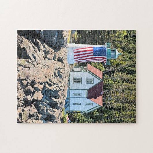 Little River Lighthouse, Maine Puzzle (Horizontal)