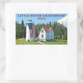Little River Lighthouse, Maine Stickers (Tasche)