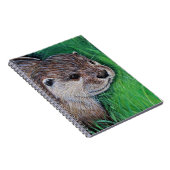 Little River Otter Painting Notizblock (Rechte Seite)