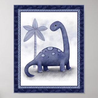 Little Roar Dinosaur - Brachiosaurus Kinderzimmer Poster