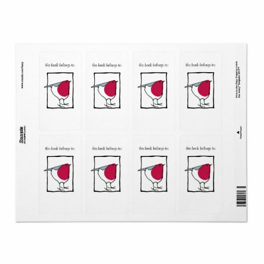 Little Robin Buchzeichen (Vorne)