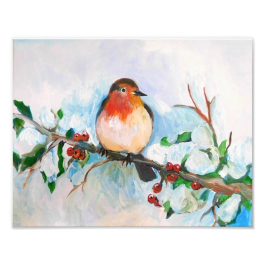 Little Robin Fotodruck (Vorne)