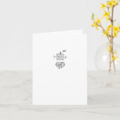 Little Robot Card Karte (Gelbe Blume)