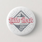 Little Rock Arkansas City United Staaten USA Desig Button (Vorderseite)