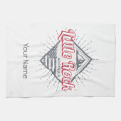 Little Rock Arkansas City United Staaten USA Desig Geschirrtuch (Horizontal)