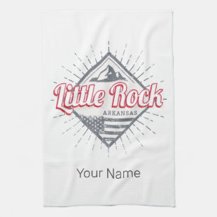 Little Rock Arkansas City United Staaten USA Desig Geschirrtuch