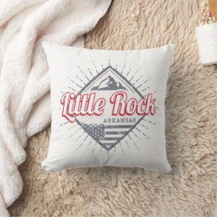 Little Rock Arkansas City United Staaten USA Desig Kissen