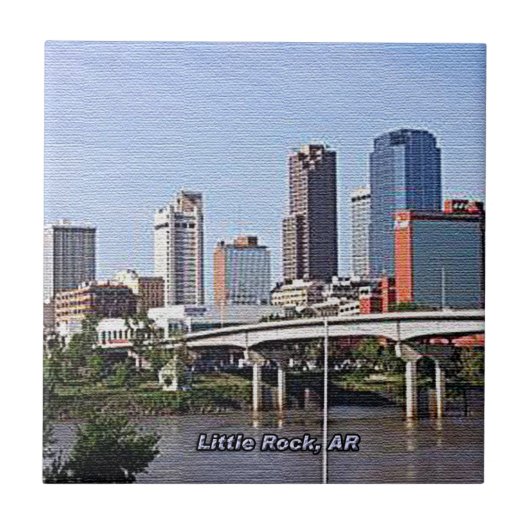 Little Rock, Arkansas Fliese (Vorderseite)