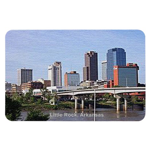Little Rock, Arkansas Magnet (Horizontal)