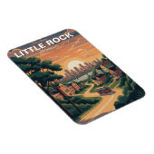Little Rock Arkansas Magnet (Rechte Seite)