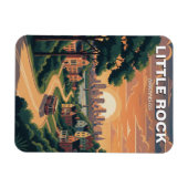 Little Rock Arkansas Magnet (Horizontal)