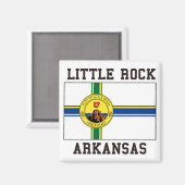 Little Rock Arkansas Magnet (Vorderseite/Rückseite)