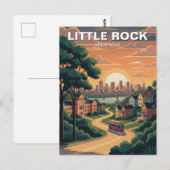 Little Rock Arkansas Postkarte (Vorne/Hinten)