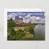 Little Rock Arkansas Postkarte für Reisen (Vorne/Hinten)