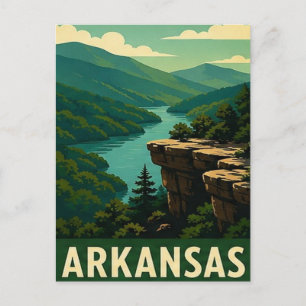 🌊 Little Rock Arkansas River City Escape 🏞️ Postkarte