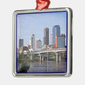 Little Rock, Arkansas Silbernes Ornament (Links)