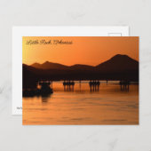 Little Rock, Arkansas Sunset Postkarte (Vorne/Hinten)