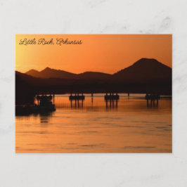 Little Rock, Arkansas Sunset Postkarte