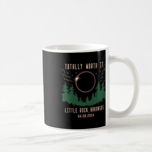 Little Rock Arkansas Totally Worth It 2024 Solar E Kaffeetasse (Rechts)