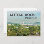 Little Rock, Arkansas View mit Hauptstadt Postkart Postkarte (Vorne/Hinten)