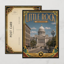 Little Rock Arkansas Vintage Art Deco Golden Age