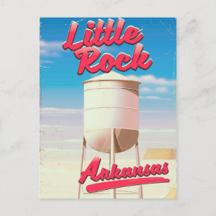 Little Rock, Arkansas Vintage Reiseplakat Postkarte