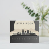 Little Rock denkt an Dich Postkarte (Stehend Vorderseite)