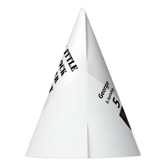 Little Rock Star Kids 🎸 🤣 Guitar Champion Partyhütchen (Rückseite)