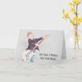 Little Rocker Gitarrist Birthday Card Karte (Gelbe Blume)