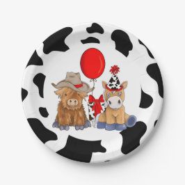 Little Rodeo Birthday Party Teller - Red